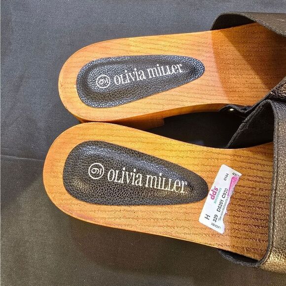 BRAND NEW OLIVER MILLER WOMEN'S HEELS SLIP-ON OPEN-TOE PLATFORM SANDAL - Picture 5 of 13